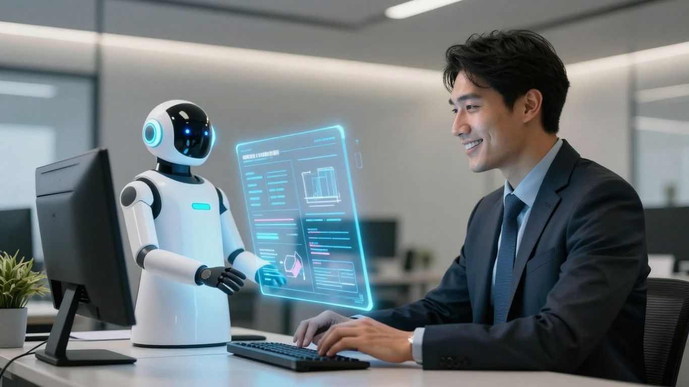 AI assistant helping real estate agent with property data.