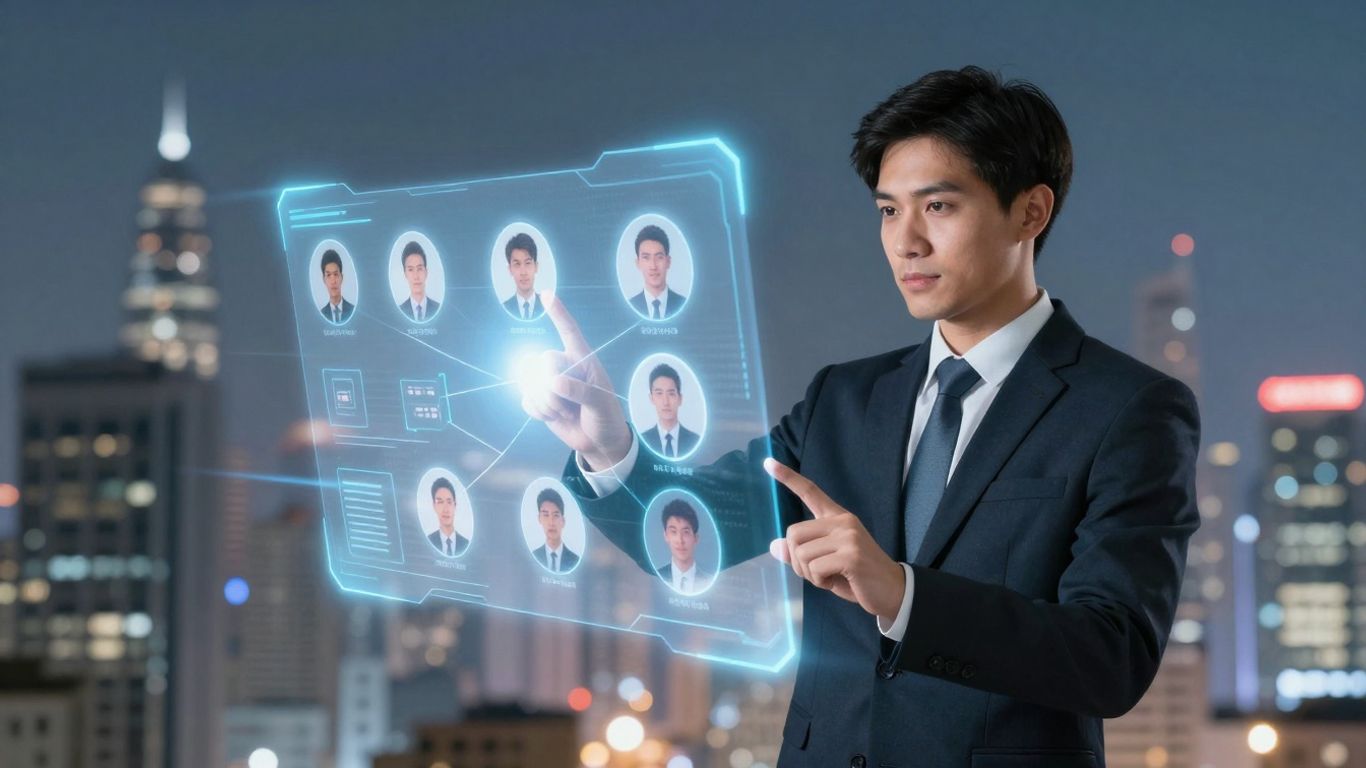 Real estate agent using AI for lead generation.