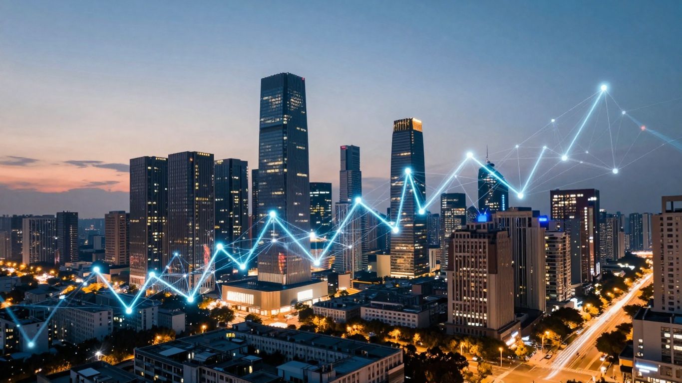 AI connecting real estate leads in a city.