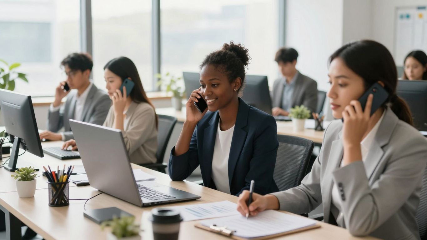 Real estate investors using a professional answering service.