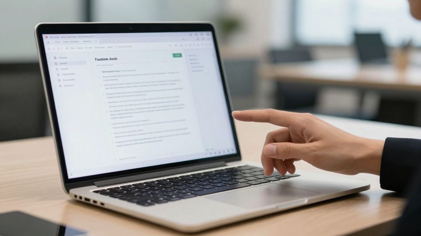 LEAP Legal Software interface on a laptop screen.