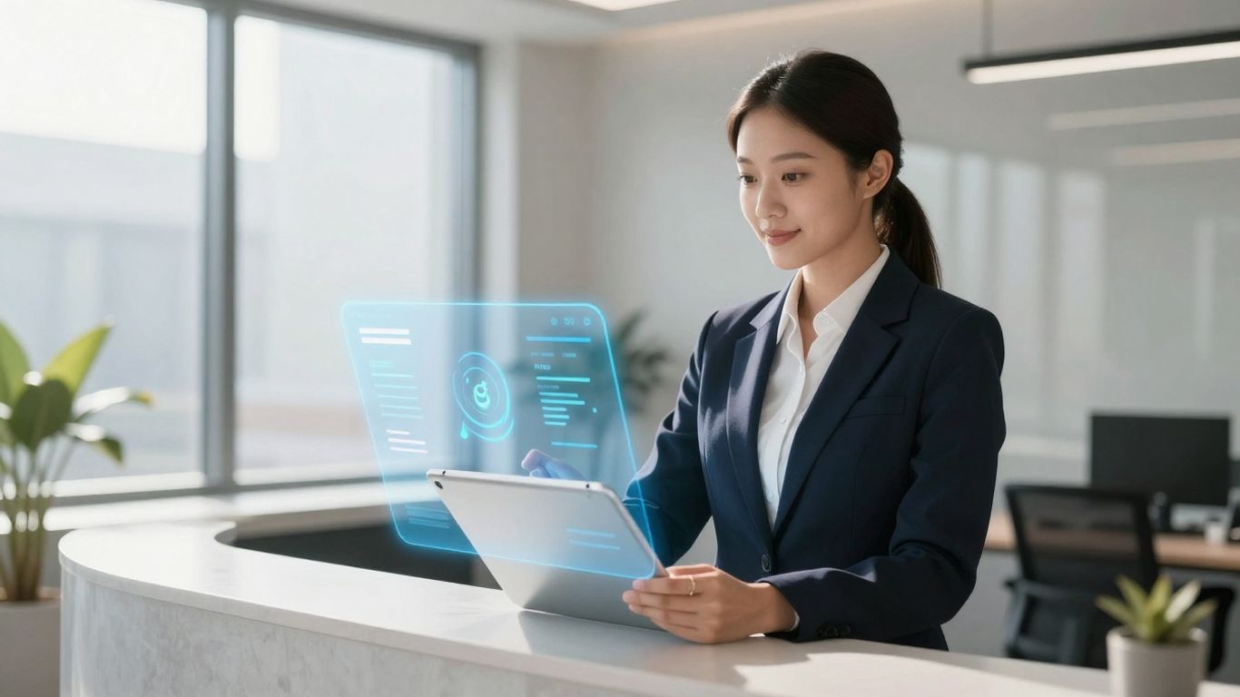 Real estate agent with AI receptionist