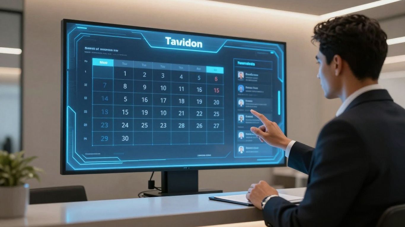 AI receptionist assisting lawyer with scheduling and intake.