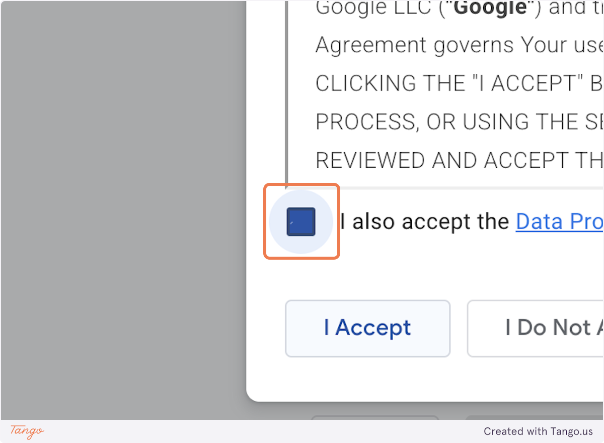 Check I also accept the Data Processing Terms as required by GDPR. Learn more
