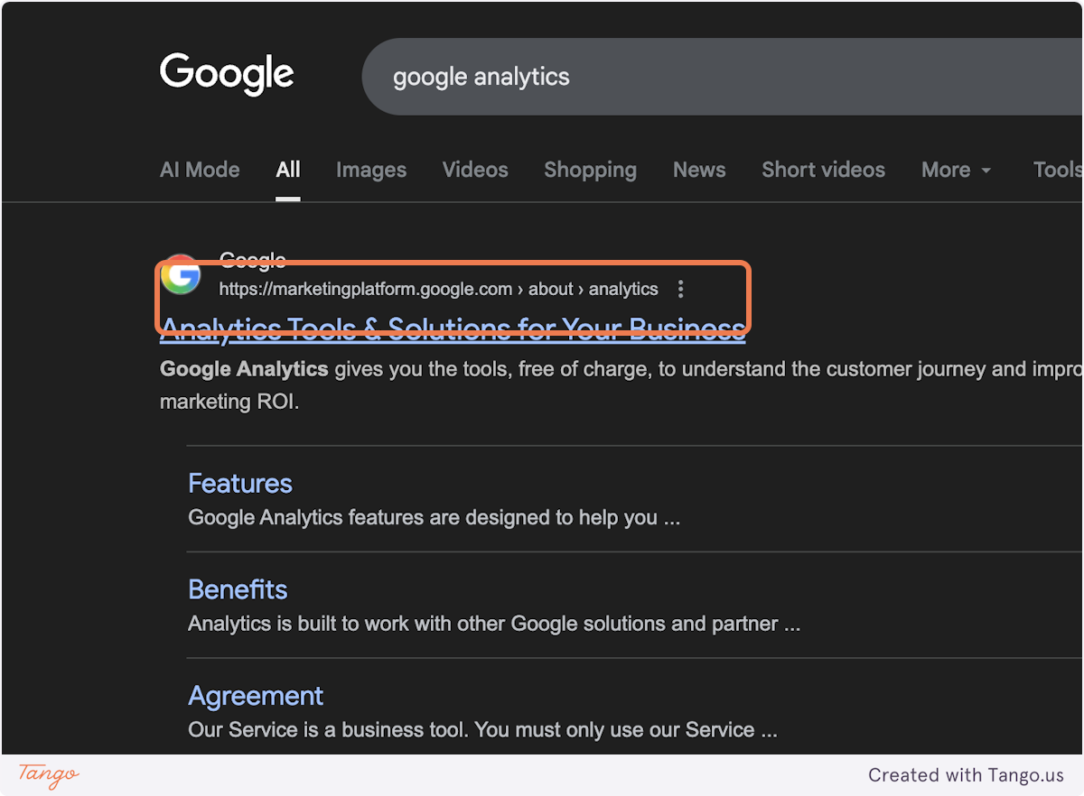 Click on Analytics Tools & Solutions for Your Business…
