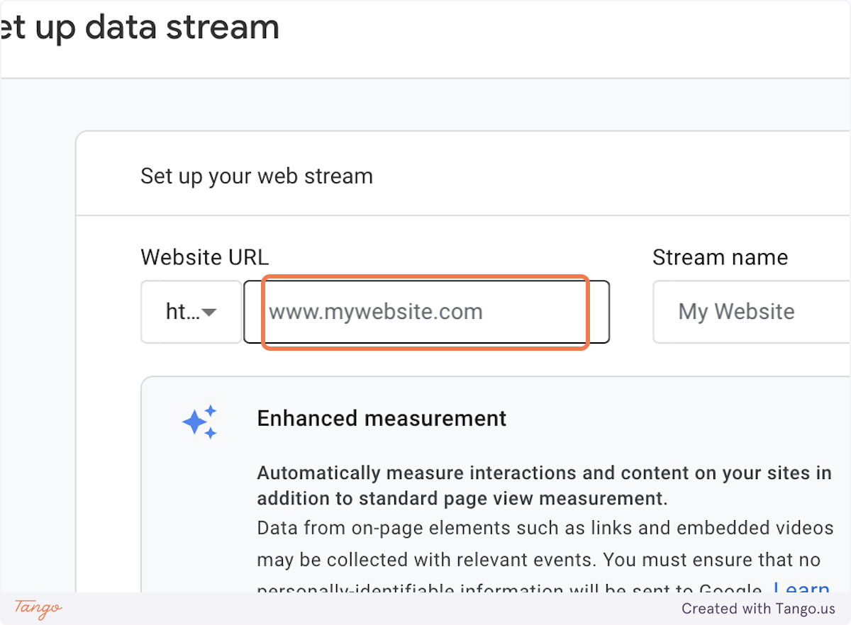 Add your custom domain here.
