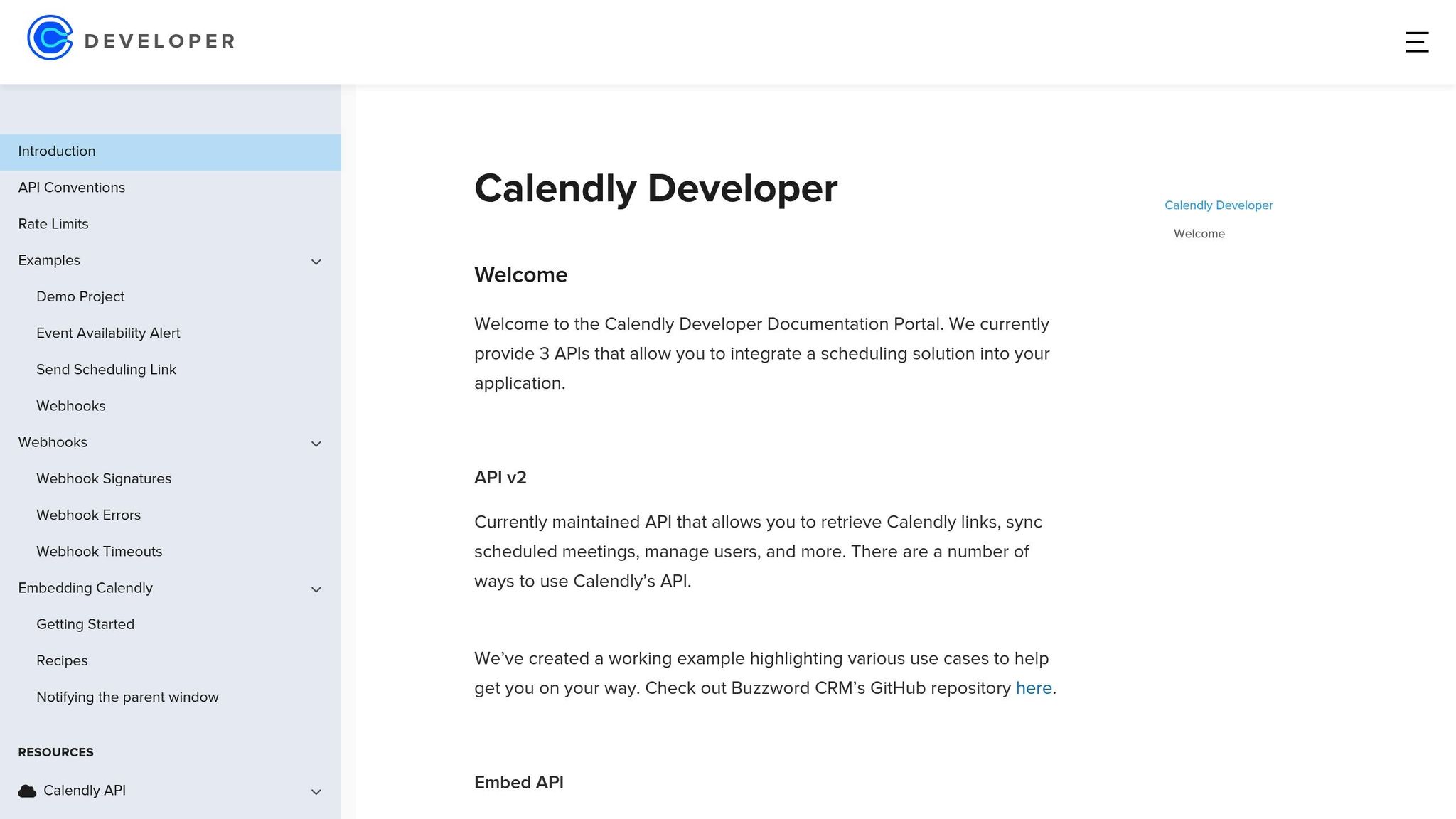 Calendly API