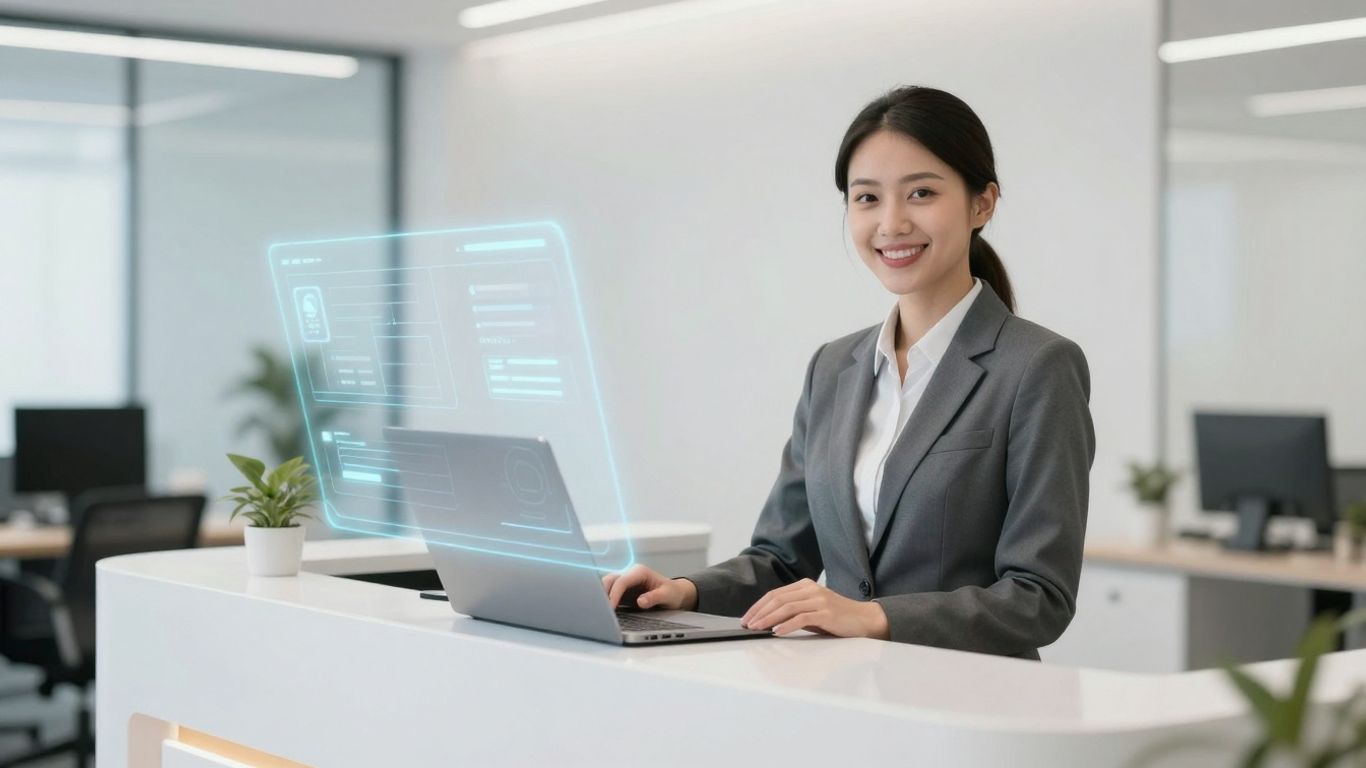 AI receptionist software setup ease