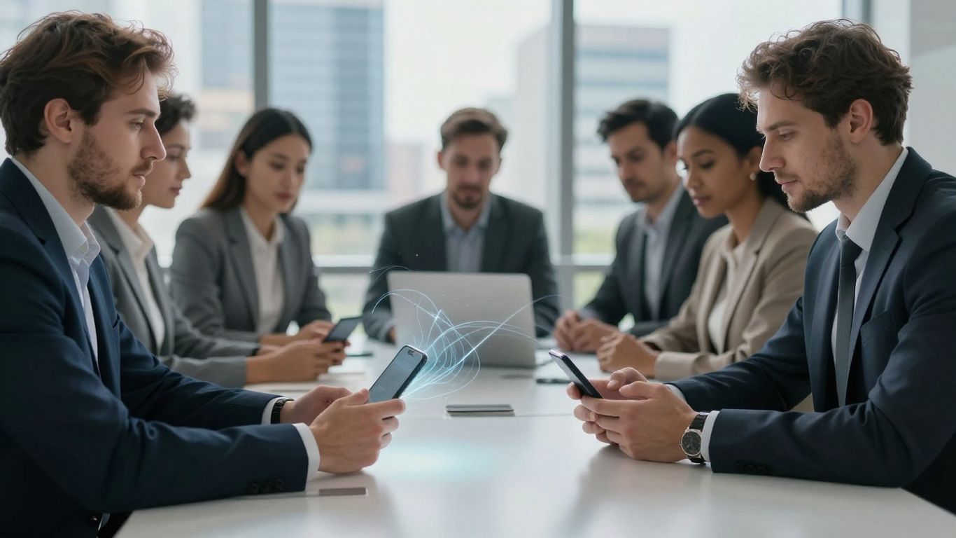 Team using AI voice calling for business growth.