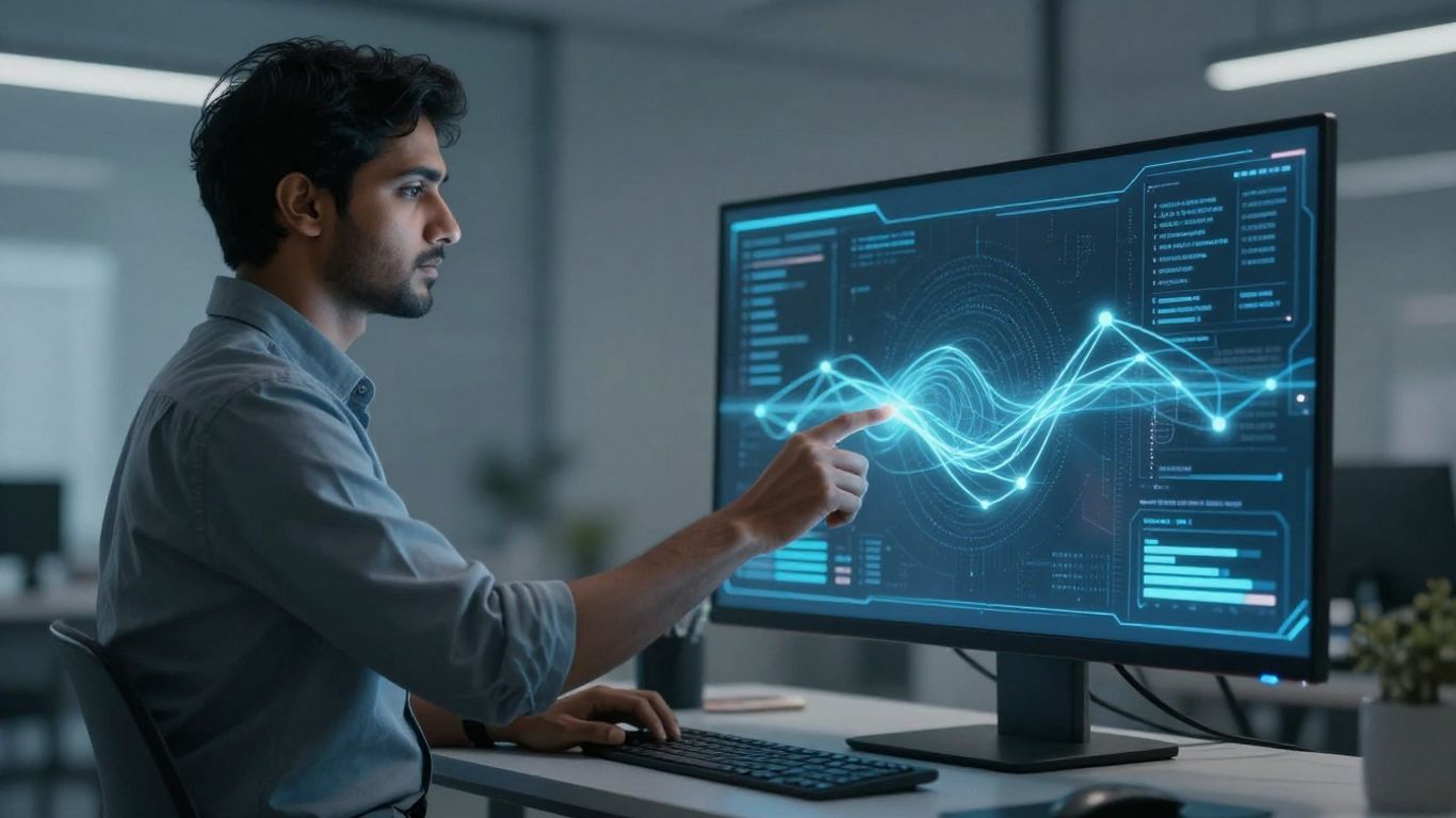 AI calling solution interface with data streams