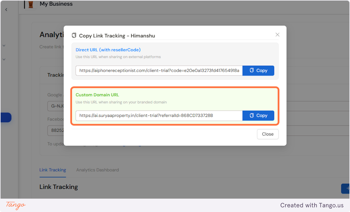 We give you two links.