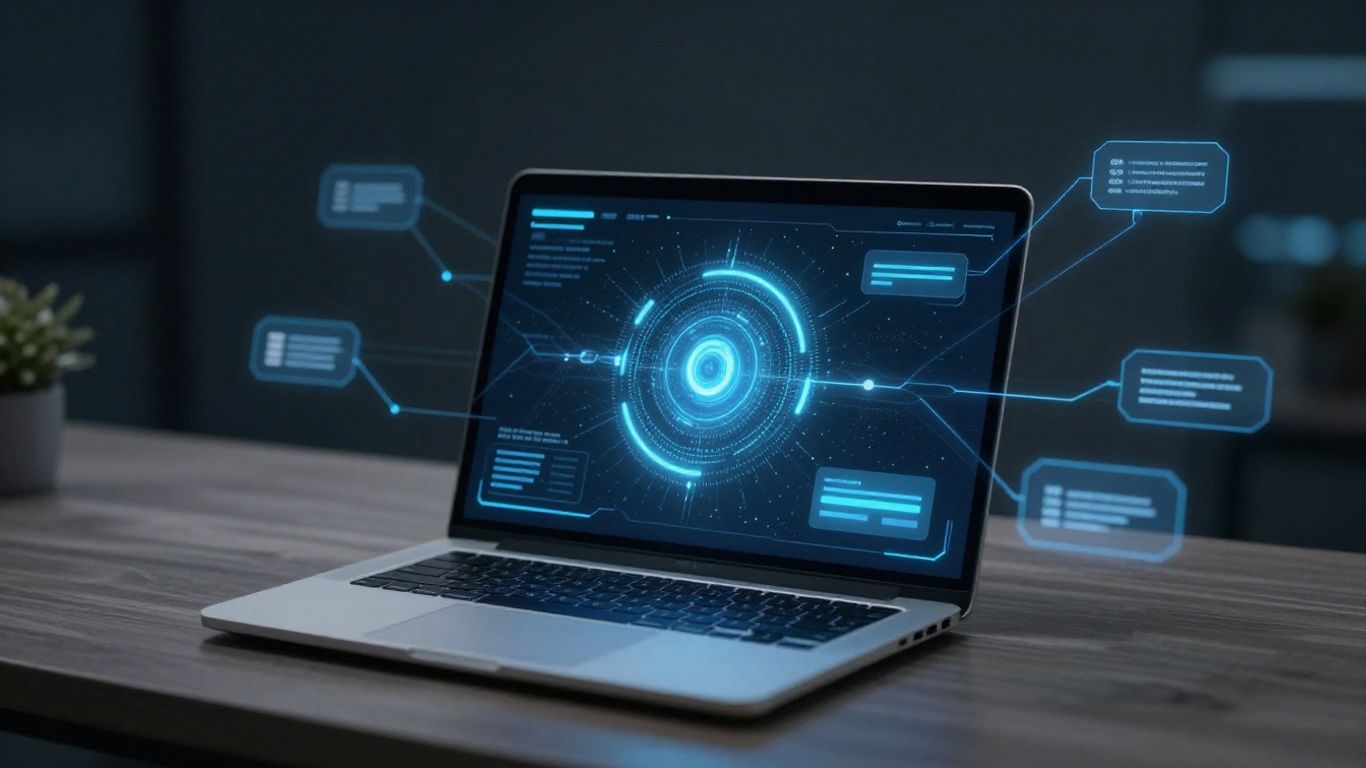 AI chatbot interface connecting business systems