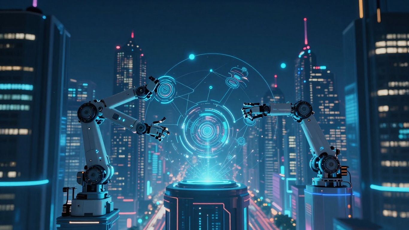 AI customer service automation features integration cityscape