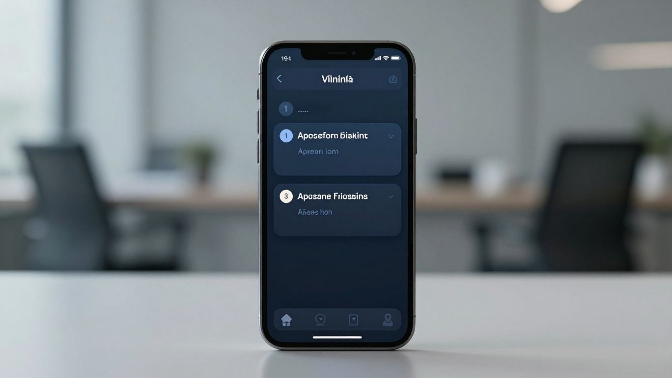 AI voicemail transcription on a smartphone screen.