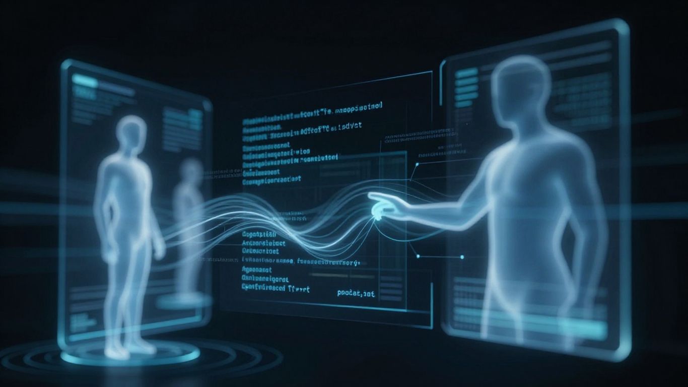 AI assisting customer service with personalized interactions.