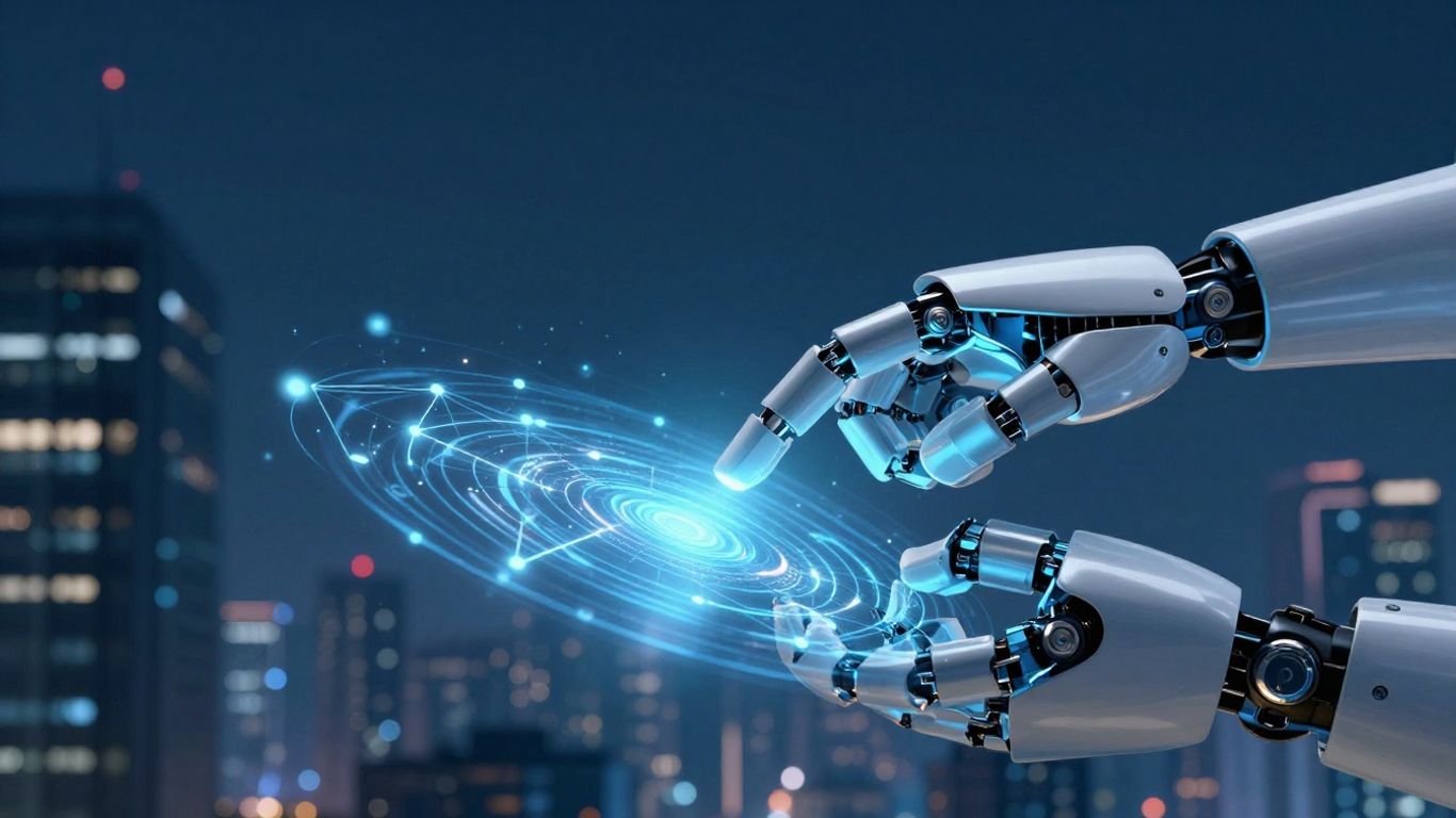 AI assisting customer service with technology