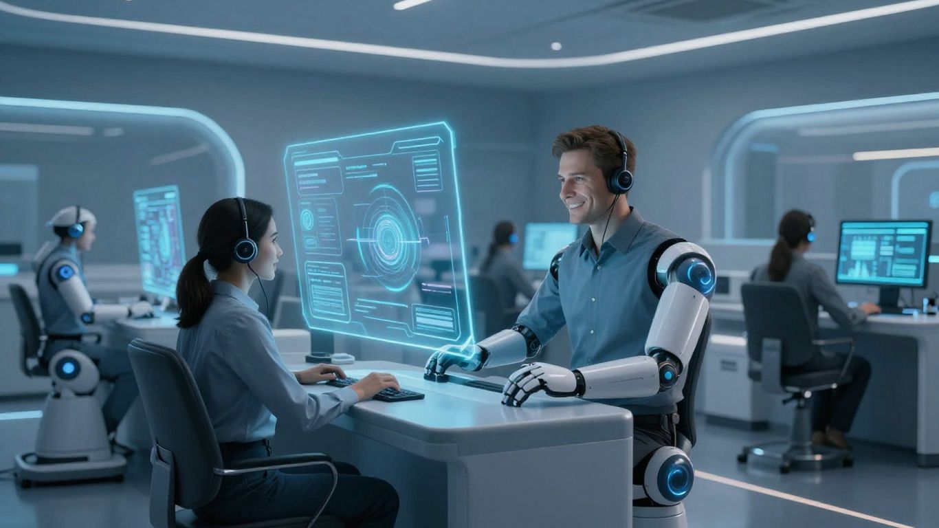 AI enhancing telco customer service interactions.