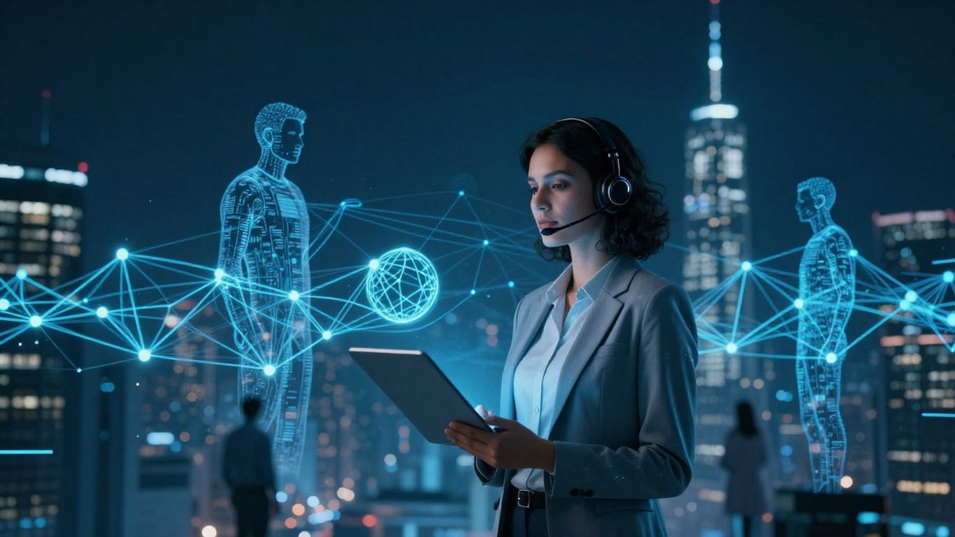 Generative AI transforming customer service with personalized interactions.