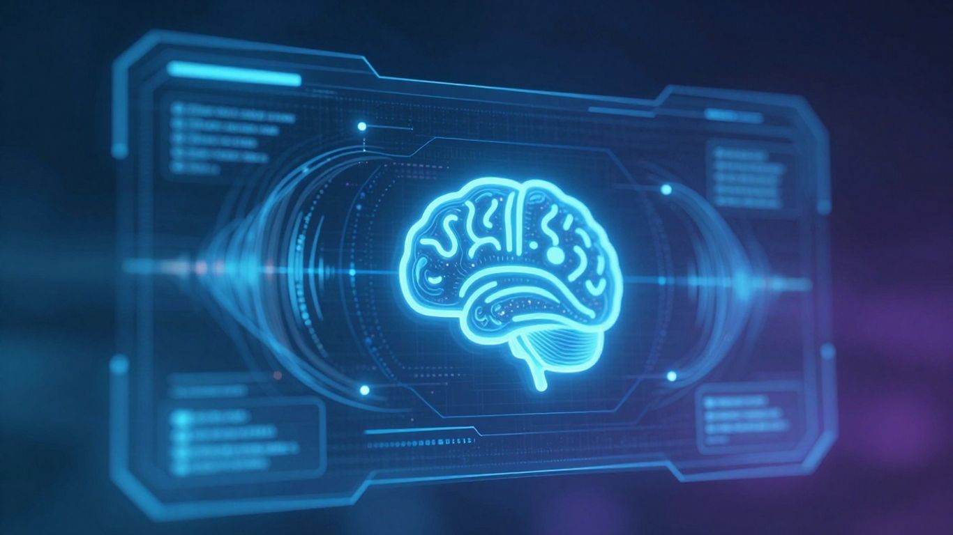 AI transforming customer service with glowing interface