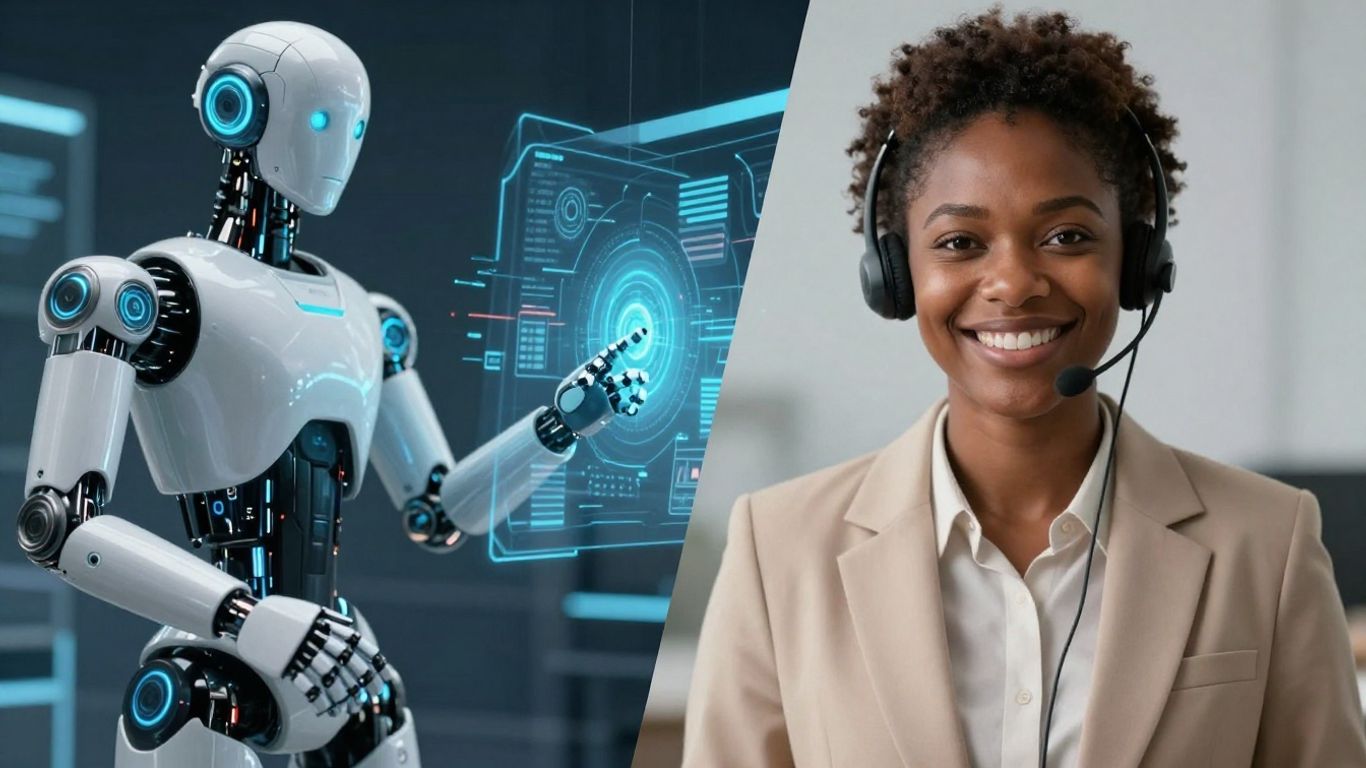 AI and human customer service interaction