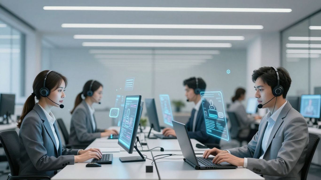 AI chat platform interface for customer service