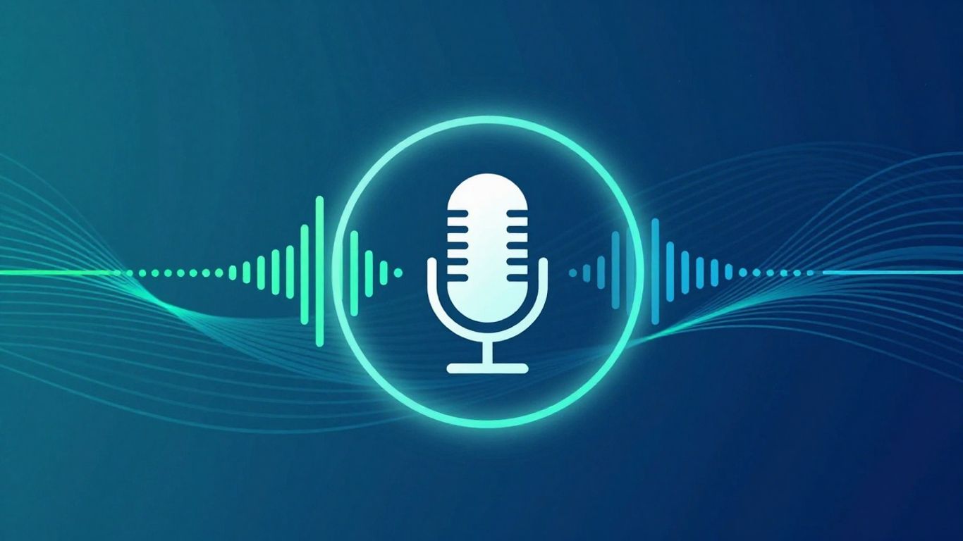 Sierra AI logo with sound wave and microphone icon.