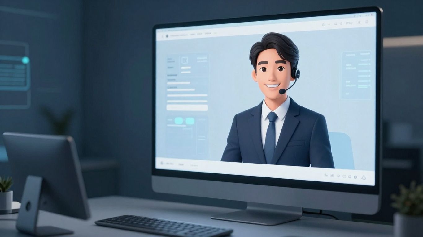 AI receptionist assisting an insurance agency.