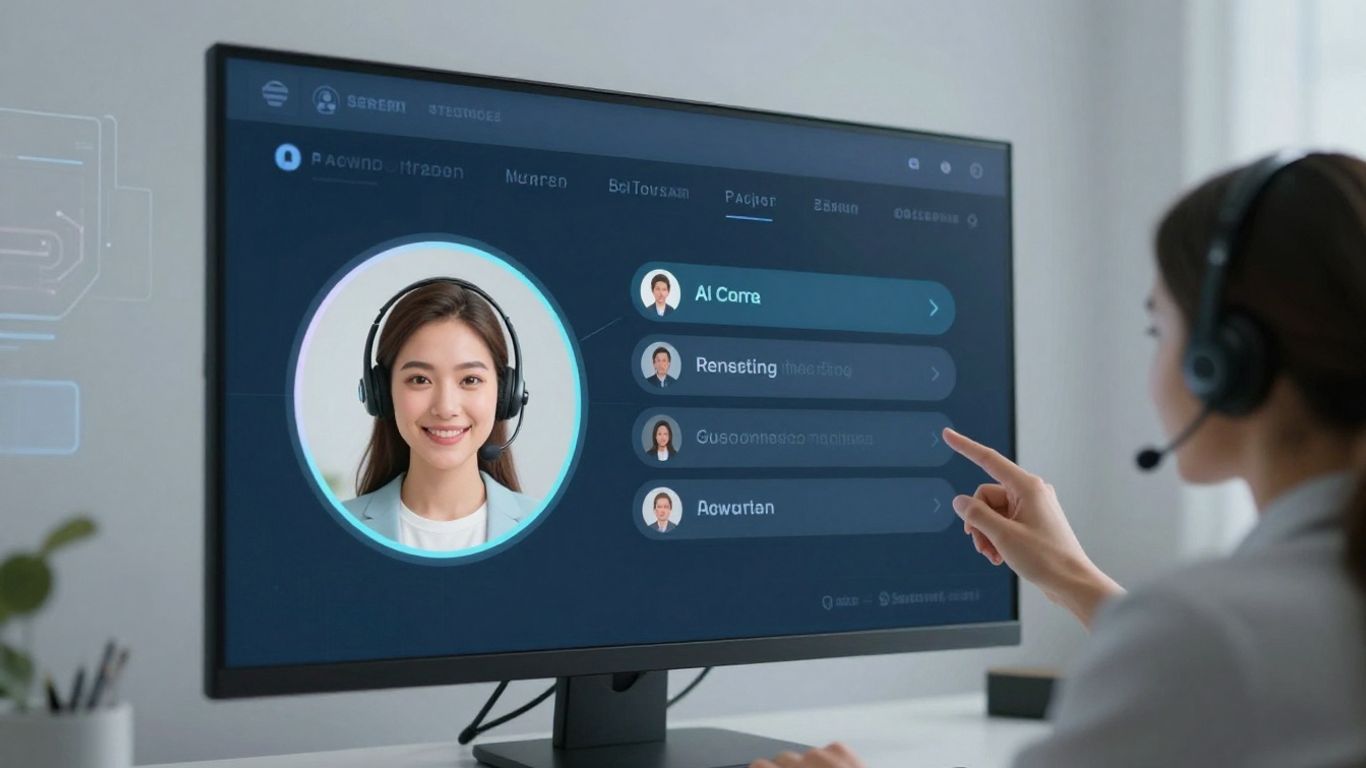 Ada AI chatbot interface with customer service representative