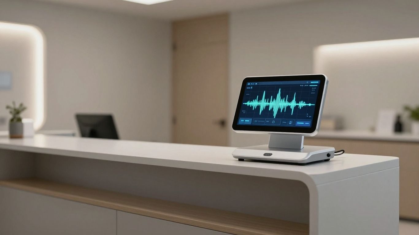 AI receptionist taking voicemail messages in a chiropractic office.