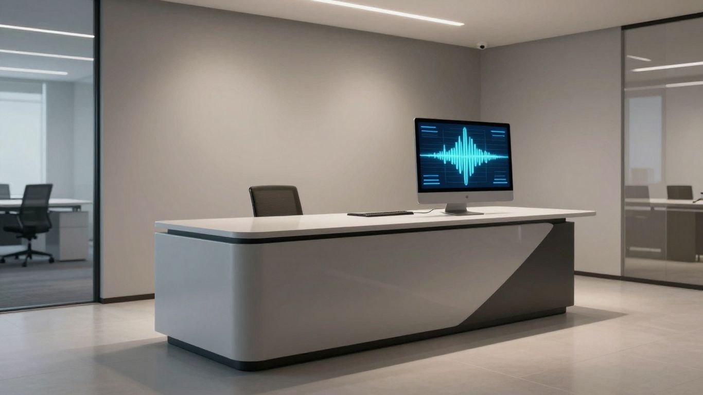 Electrician's automated receptionist AI message taking interface.