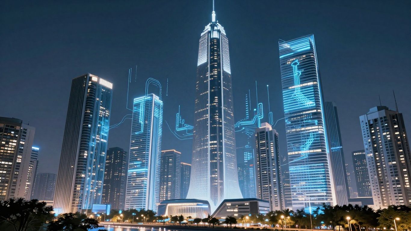 AI in real estate cityscape