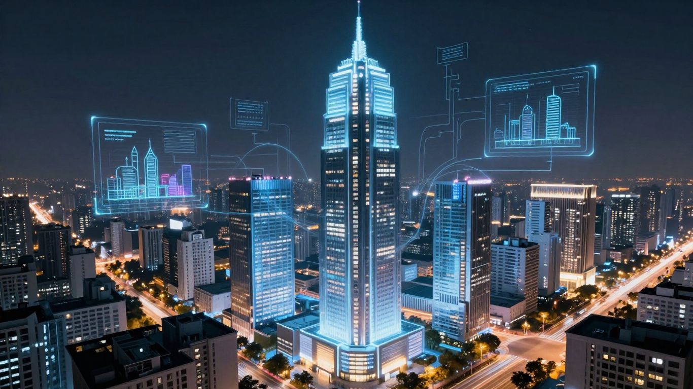AI in real estate development cityscape