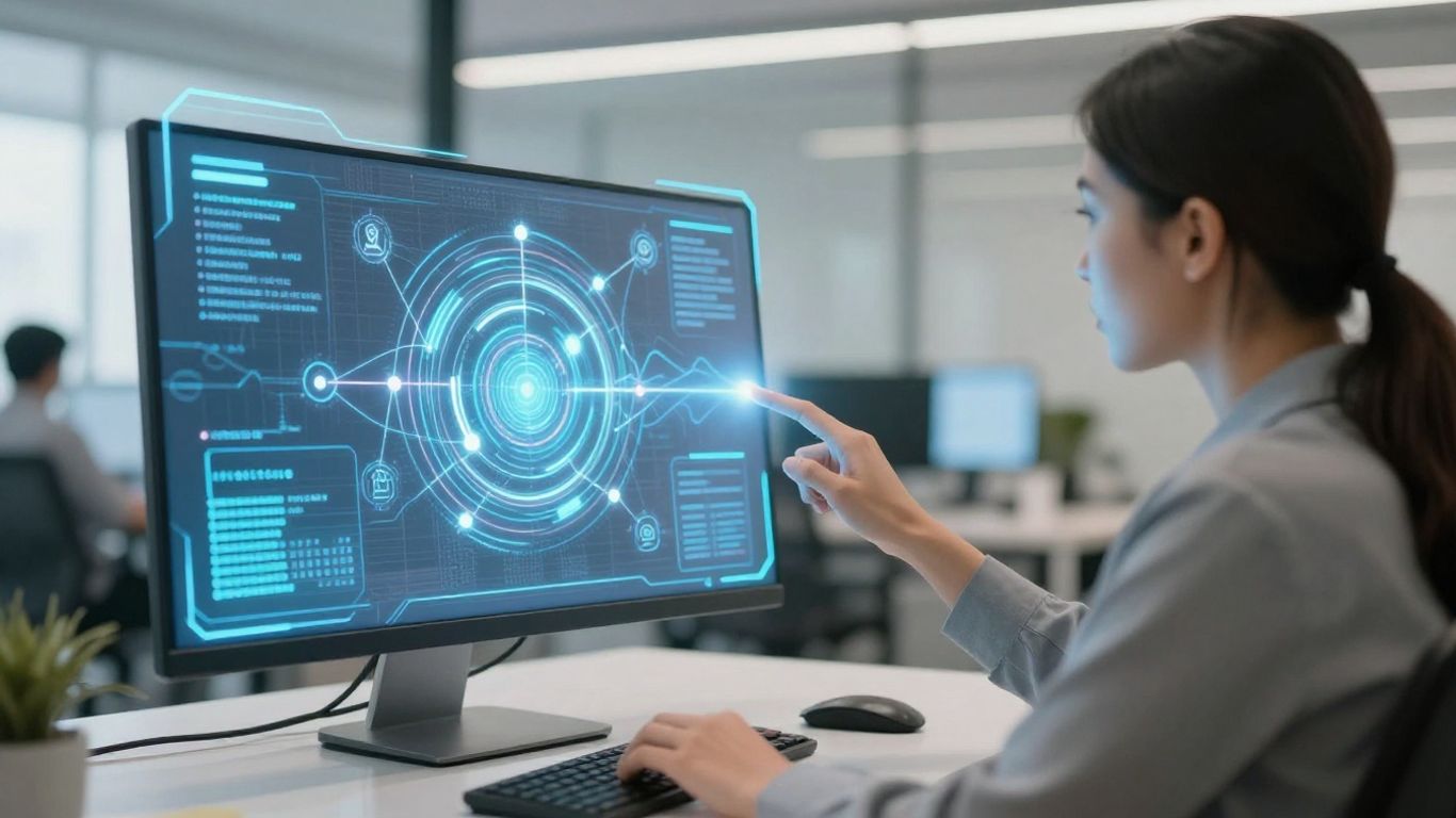 Real estate agent using AI technology for lead generation.