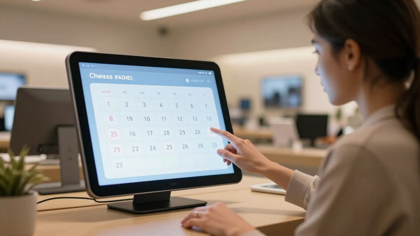 Customer uses AI for retail appointment scheduling.