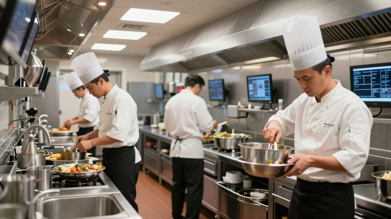 Restaurant operations with AI scheduling