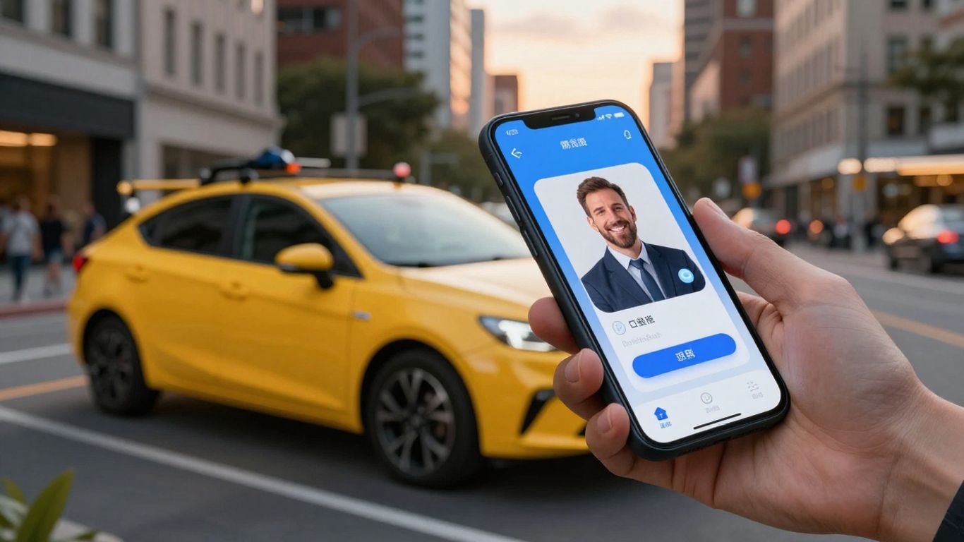 Tow truck driver using smartphone AI assistant