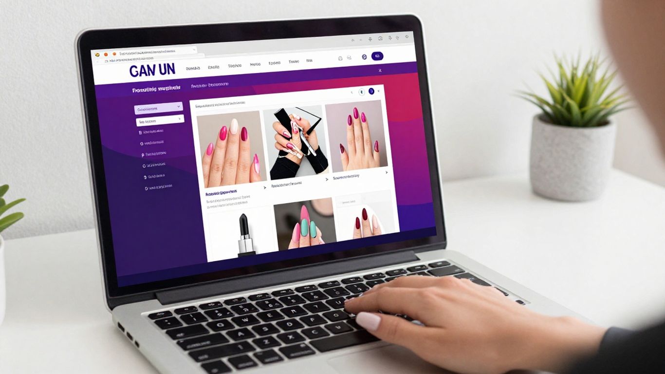 Personalized email campaign for nail salon marketing.