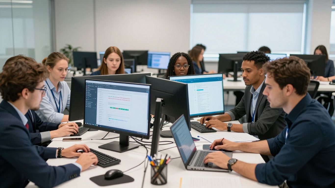 Sales team using AI tools for productivity