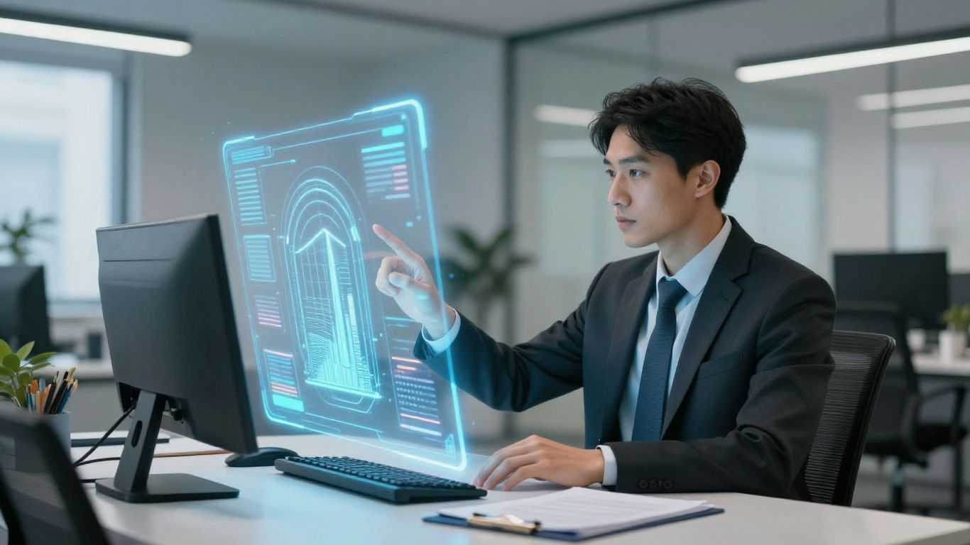 Mortgage broker using advanced AI tools for efficiency.