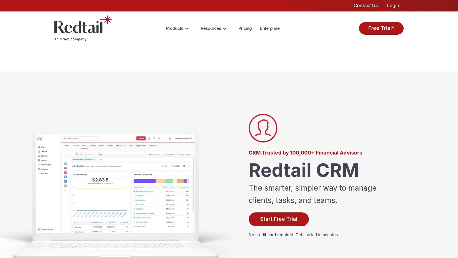 Redtail CRM (by Orion)