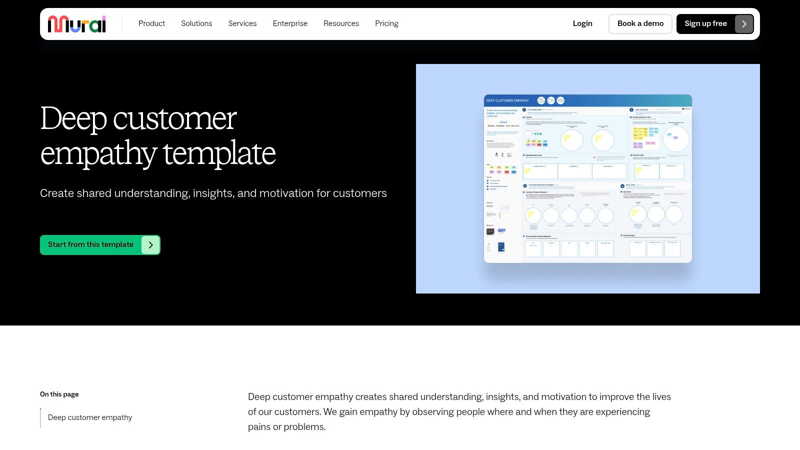 MURAL – Deep Customer Empathy / VoC-style canvases
