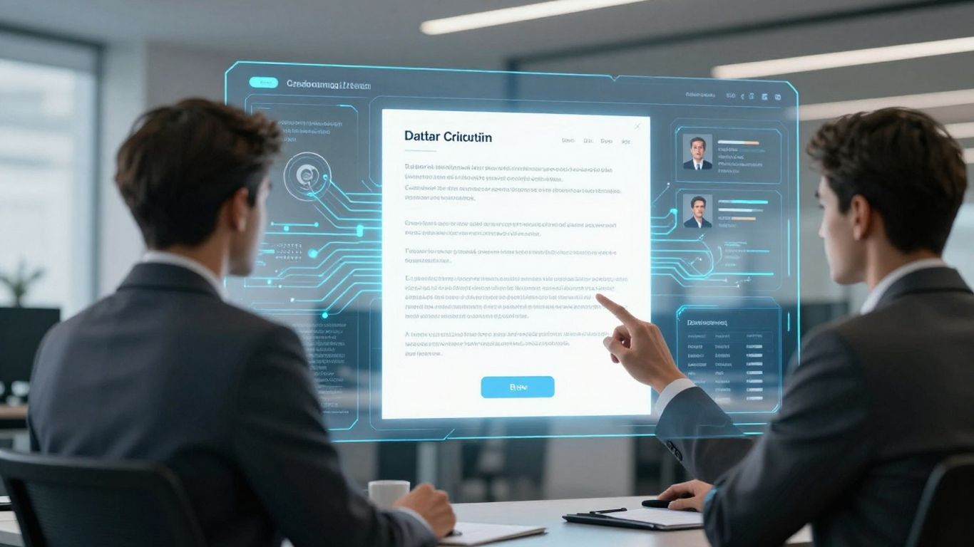 Realtor using AI legal tool interface