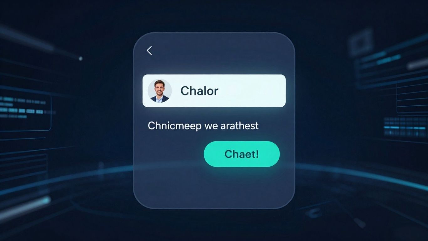 Jotform AI chatbot interface for lead capture