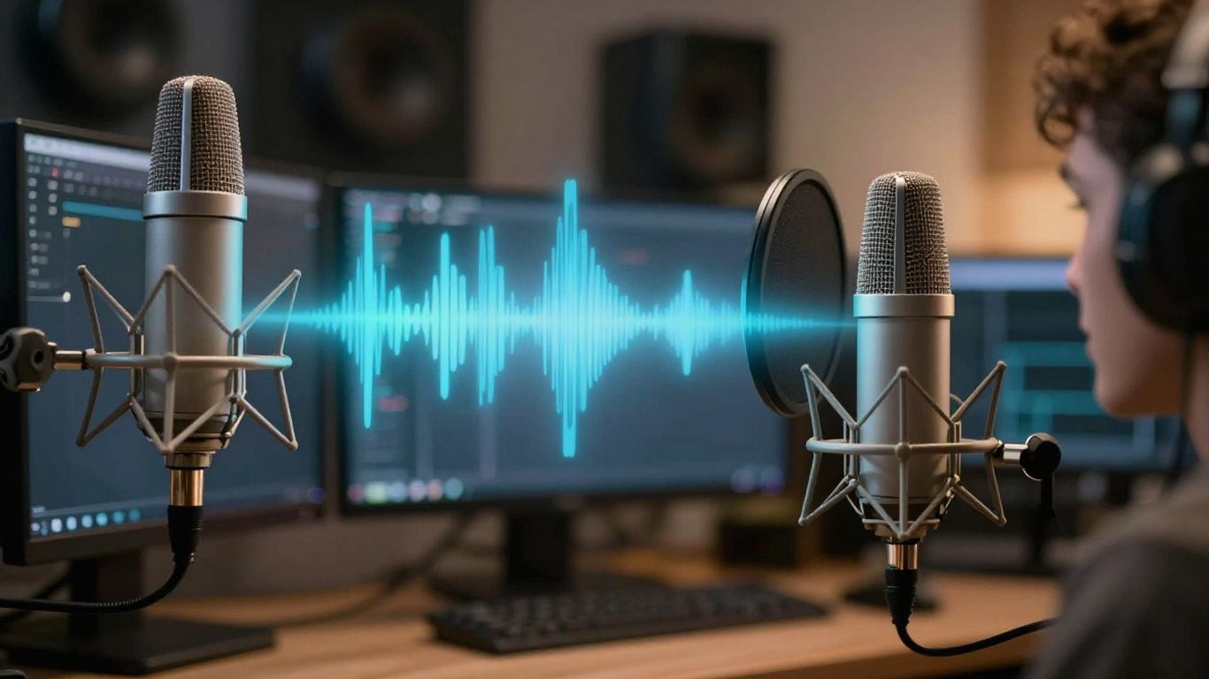 Resemble AI logo with sound waves