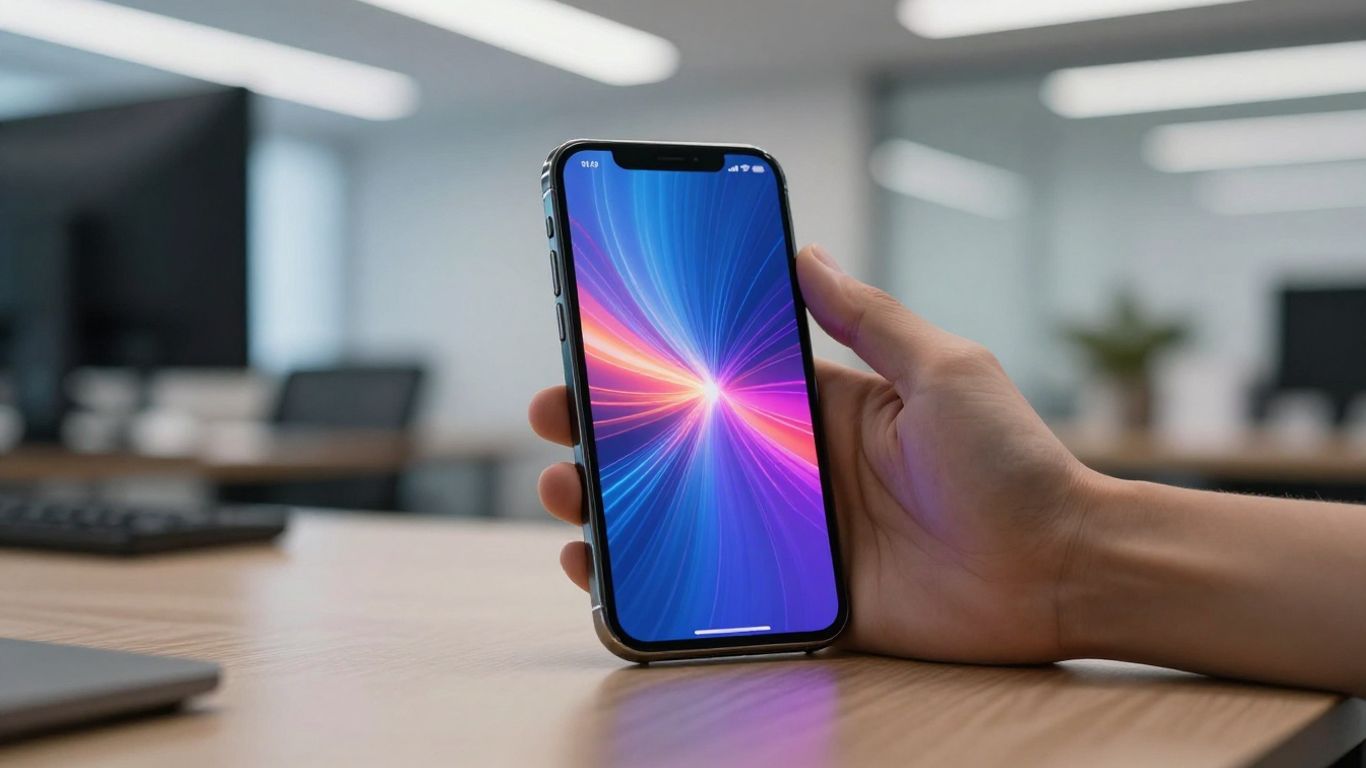 AI call answering service on a smartphone screen.