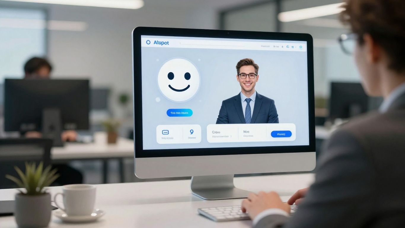 AI receptionist phone system interface