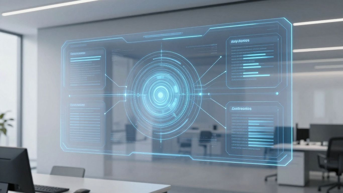 AI front desk interface for agency growth