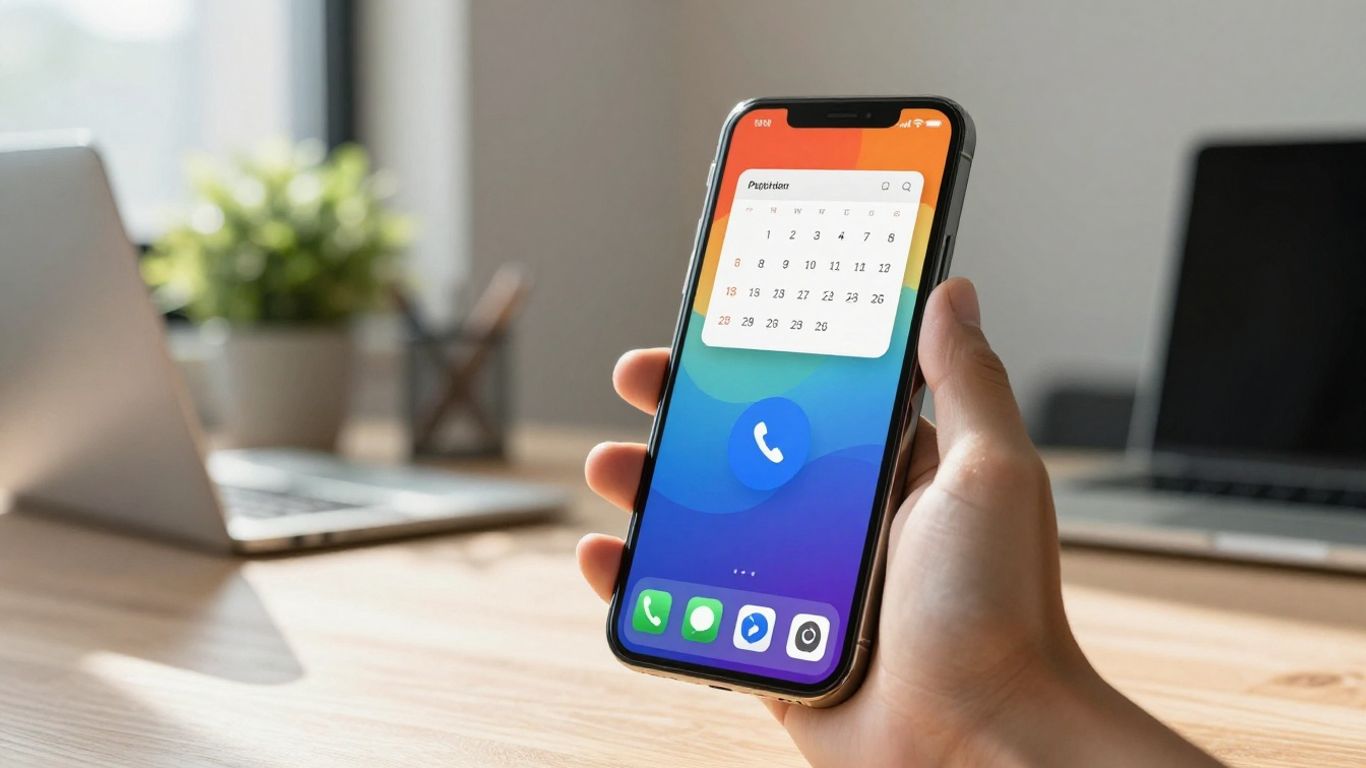 Smartphone app for live answering service managing business calls.