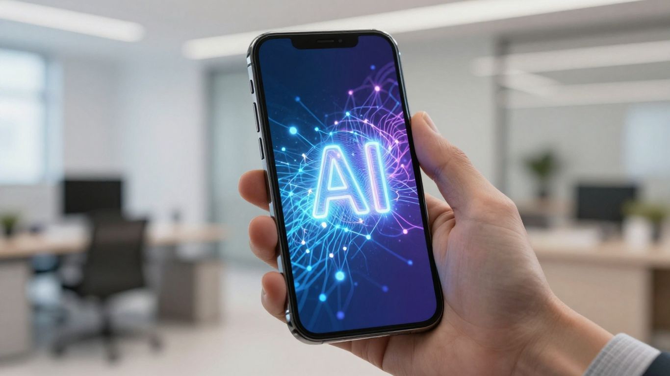 AI phone system boosting small business productivity and resources.