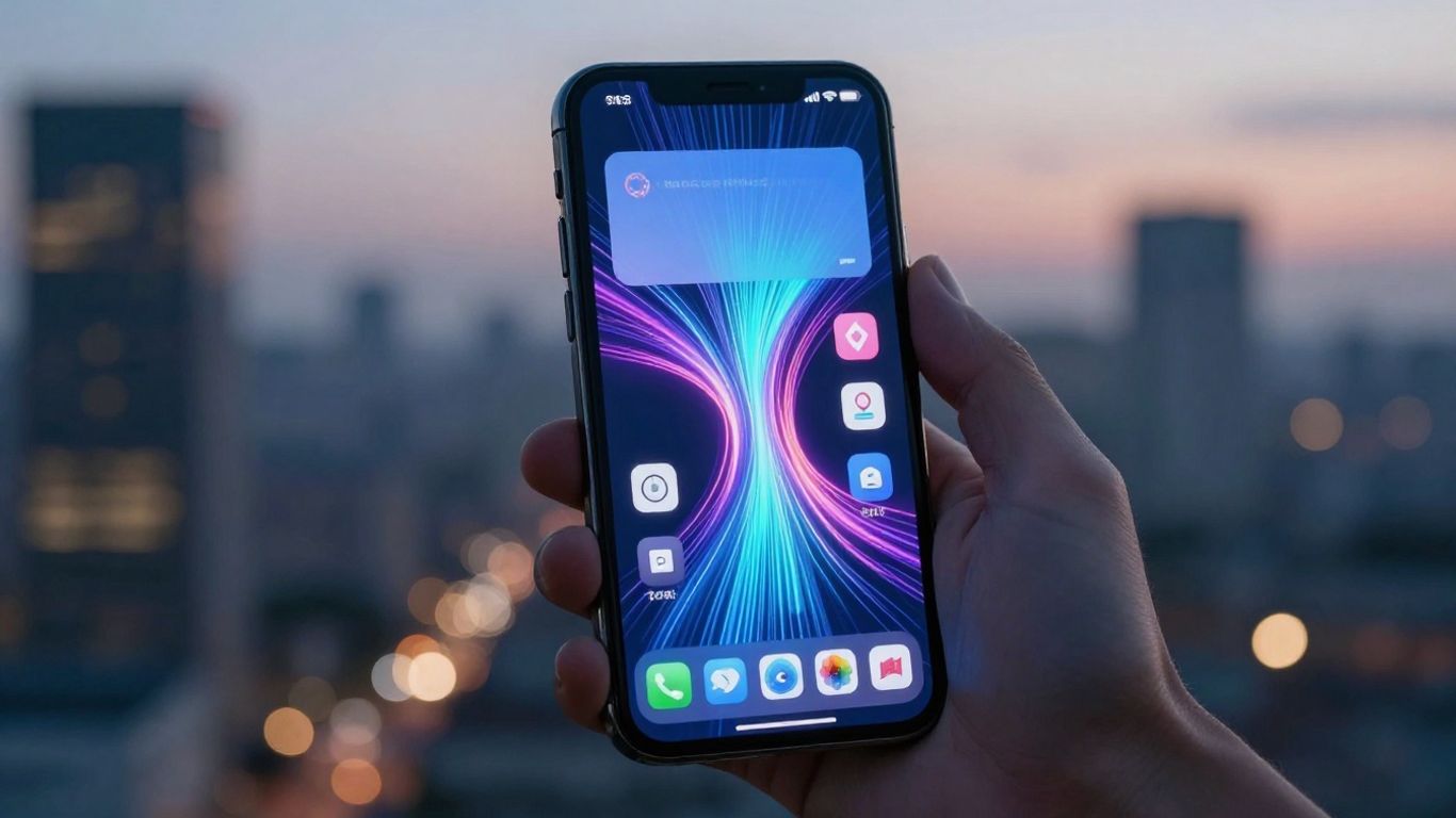 AI phone system interface on a smartphone screen.